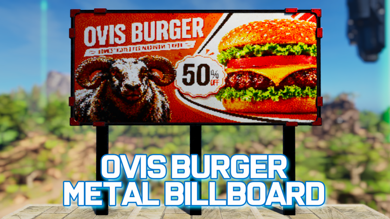 Ovis Burger Billboard - ARK Painting