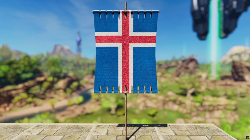 Iceland Flag