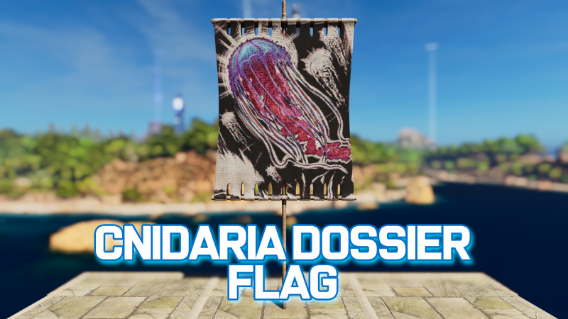 Cnidaria Dossier Flag - ARK Painting Preview