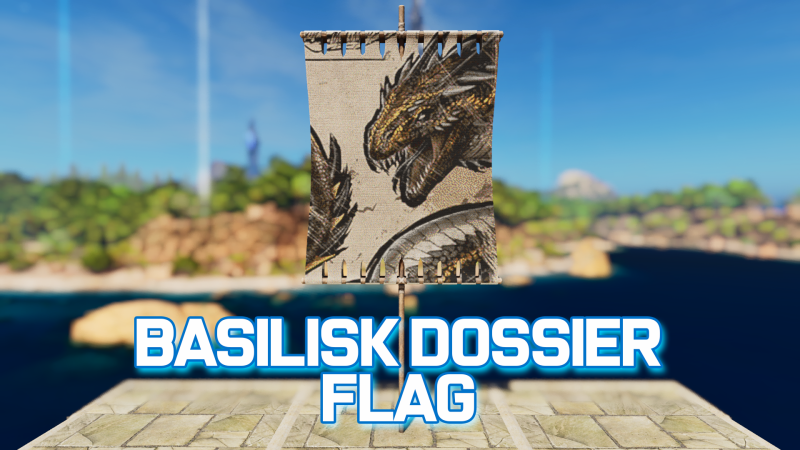 Basilisk Dossier Flag - ARK Painting Preview