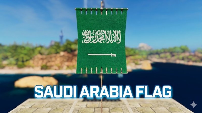 saudi arabia flag - ARK Painting Preview