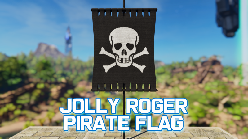 Jolly Roger (Pirate) Flag - ARK Painting Preview