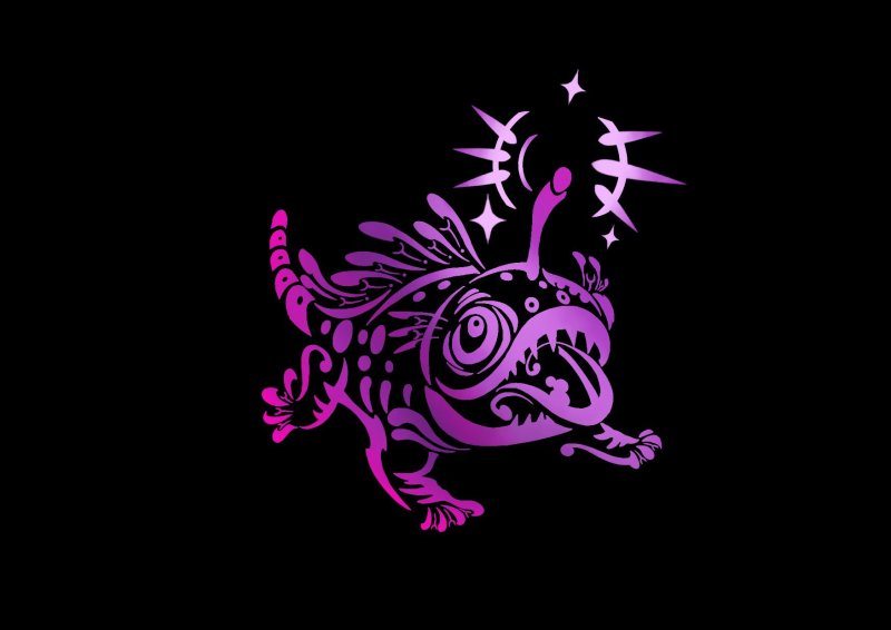 Bulbdog Tribal Billboard - ARK Painting Preview