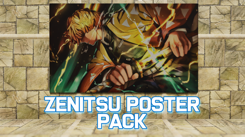Zenitsu Poster Pack - ARK Painting Preview