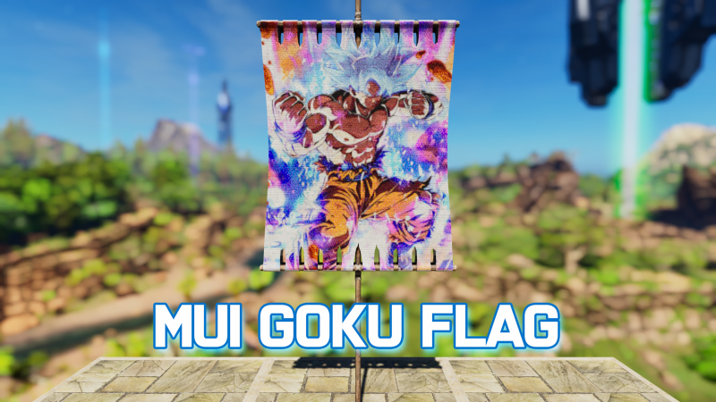 Mui Goku Flag - ARK Painting Preview