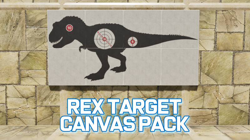 Rex Target Canvas Pack - ARK Painting