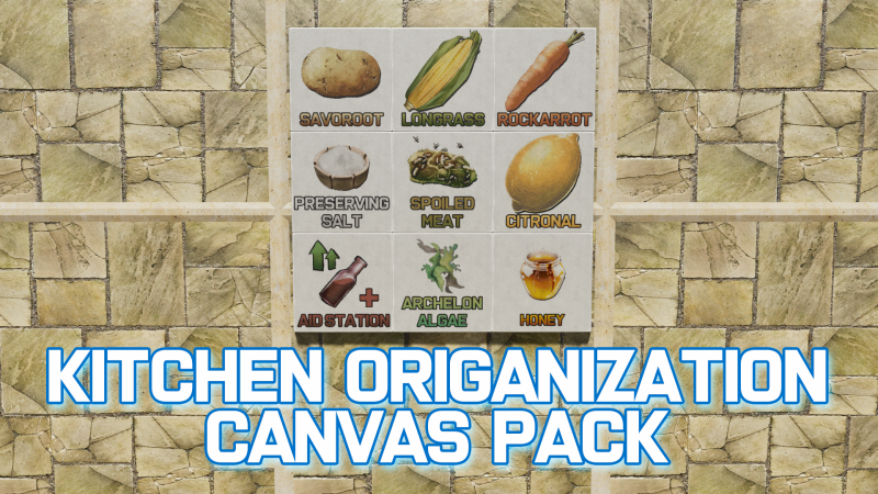 Kitchen Origanization Pack - ARK Painting Preview