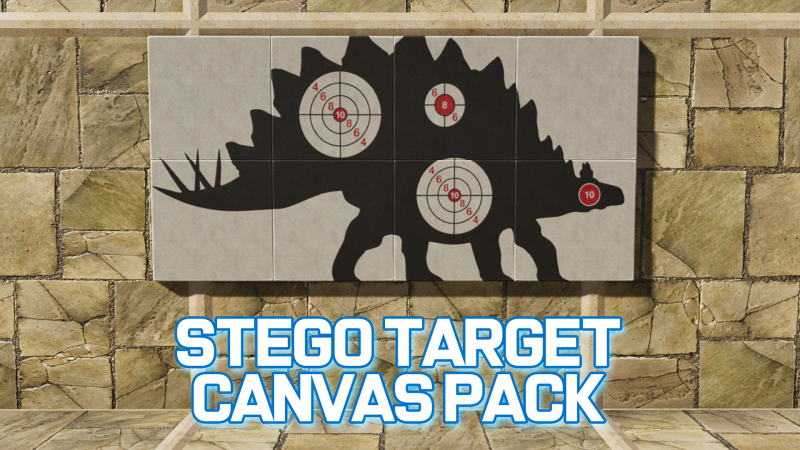 Stego Target Canvas Pack - ARK Painting